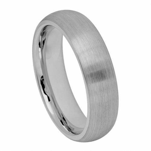 Brushed Domed Classic Style- 6mm Band